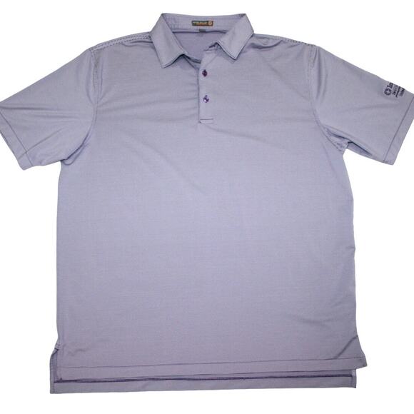Peter Millar Summer Comfort Mens XL Embroidered Purple Polo - Picture 1 of 7